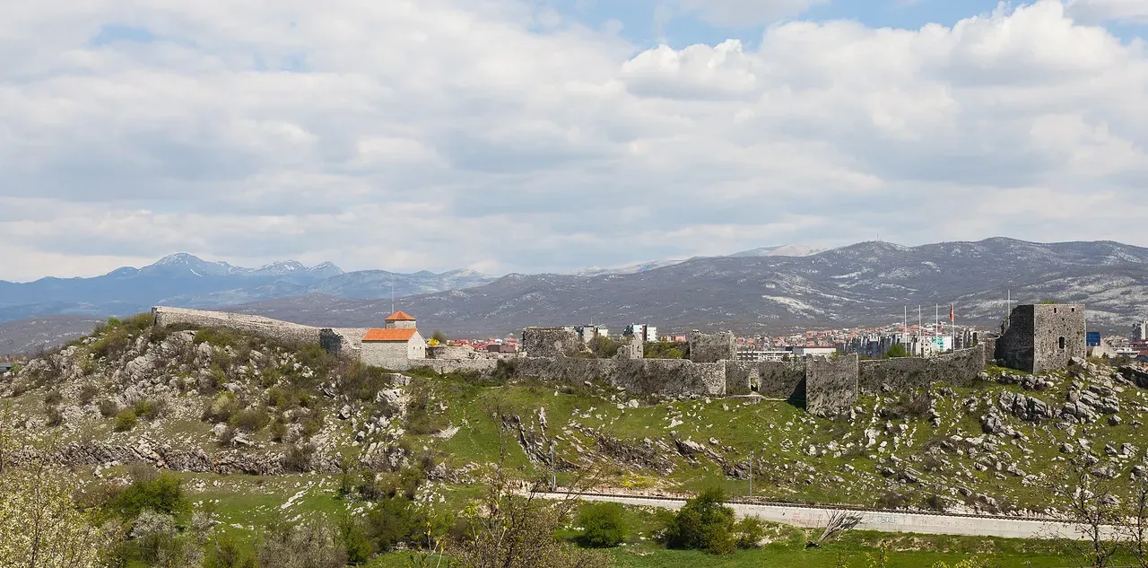 The Bedem fortress ruins in Niksic, Montenegro's second city on the road inland from Podgorica