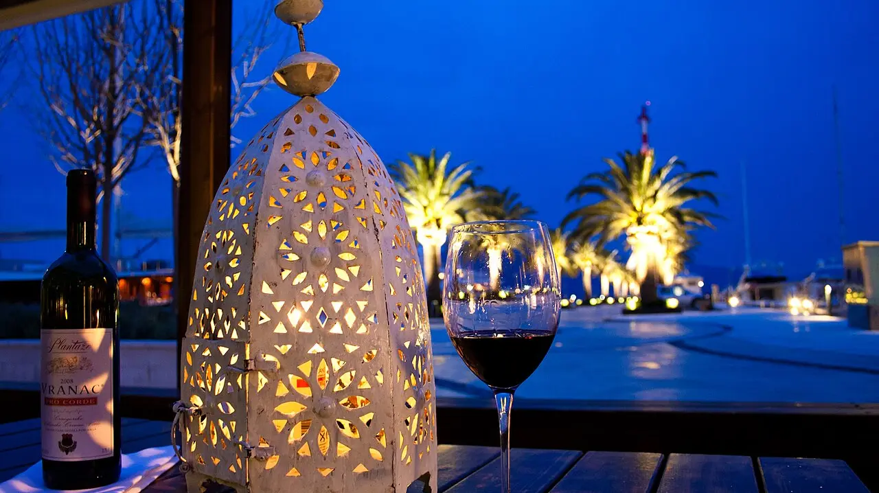 Yachts and waterfront apartments at Porto Montenegro marina in Tivat, a base for remote workers