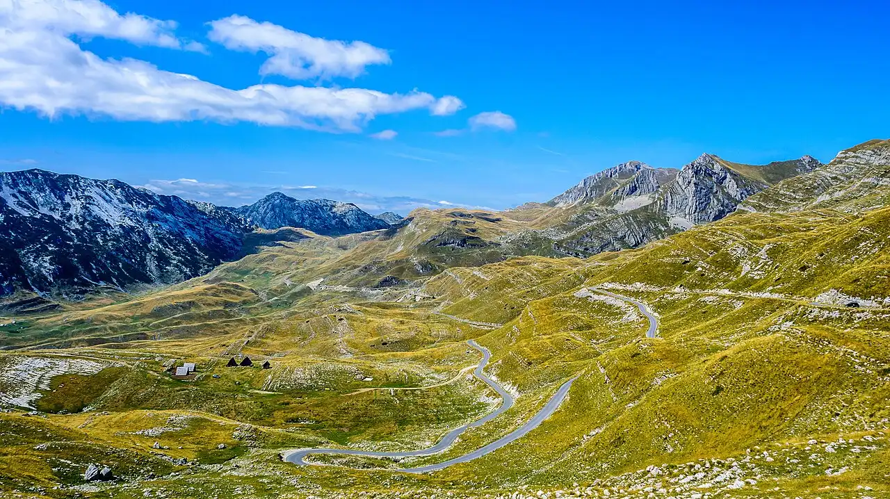 High limestone ridges of Durmitor National Park, the mountain headline among Montenegro five national parks