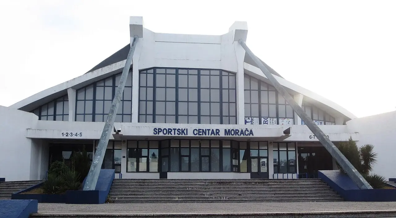 Модернистское здание спортивного центра «Морача» в Подгорице
