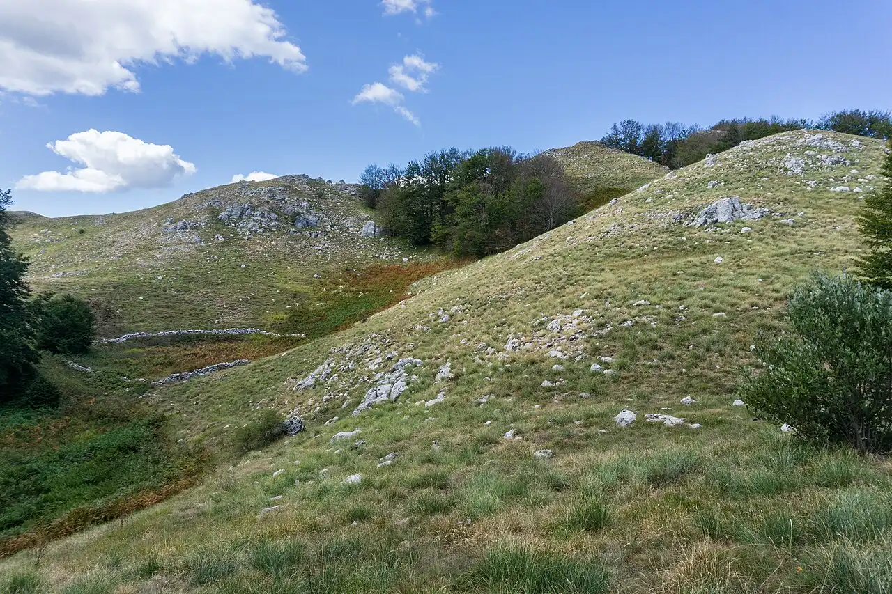 Mountain landscape in Lovcen National Park, Montenegro